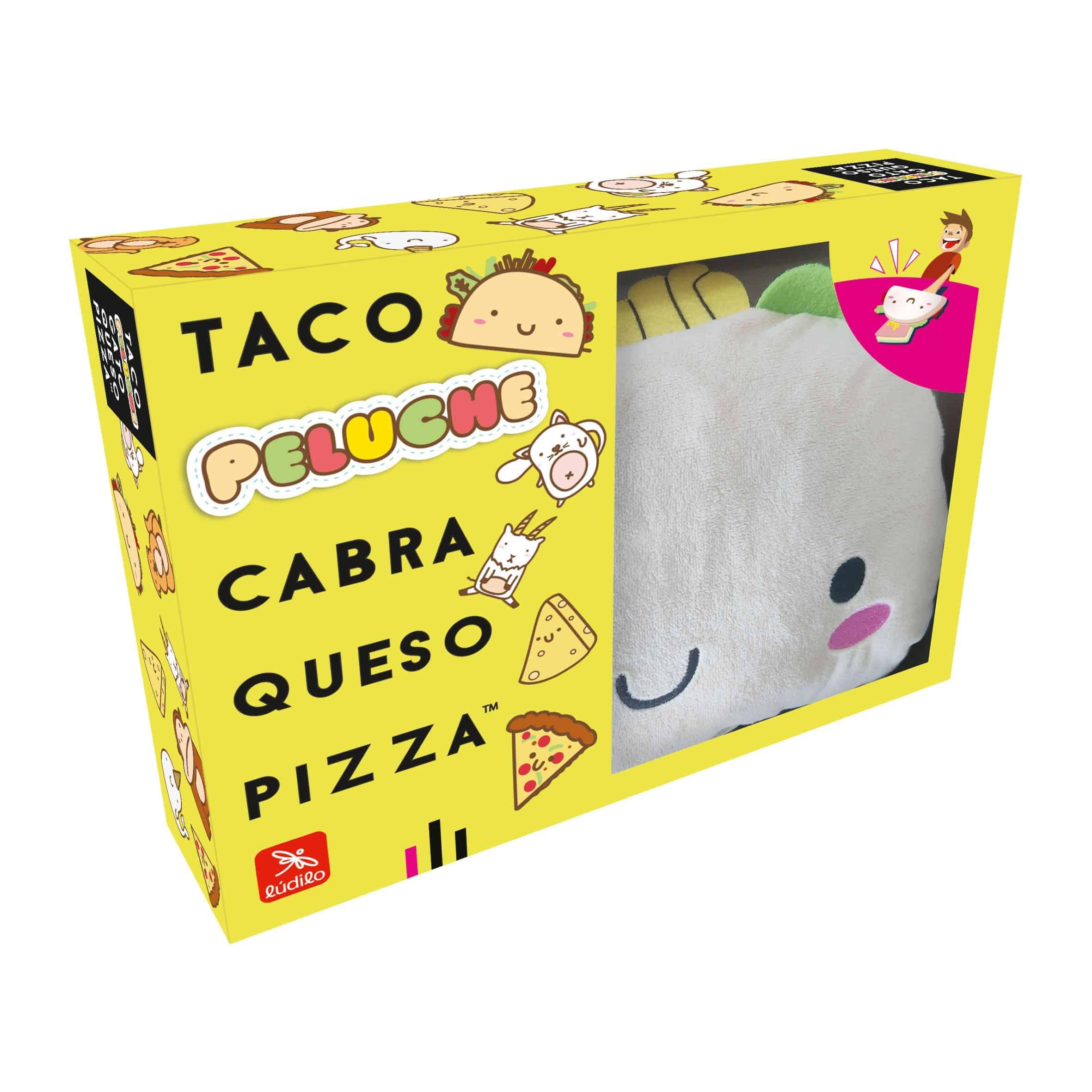 TACO, PELUCHE, CABRA, QUESO, PIZZA